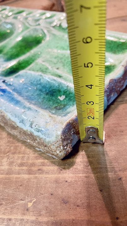 砥部焼　青芳作　鯉　壁飾り　焼物　骨董品　鯉のぼり　手作り