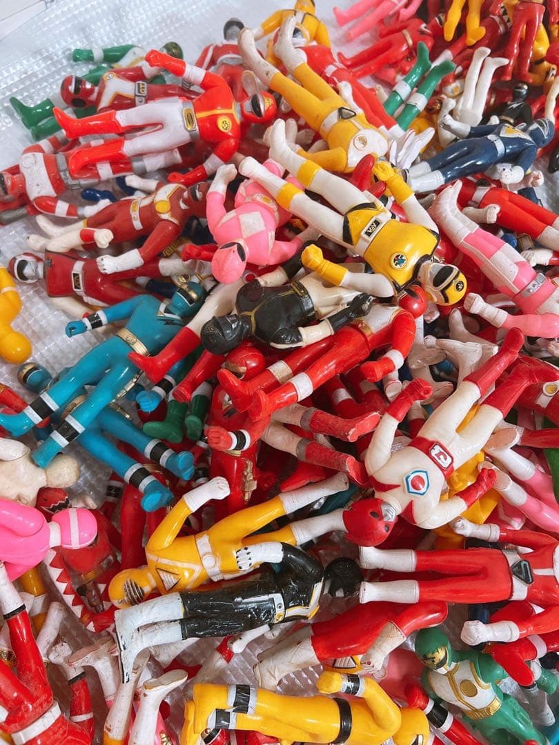 大量まとめてソフビ