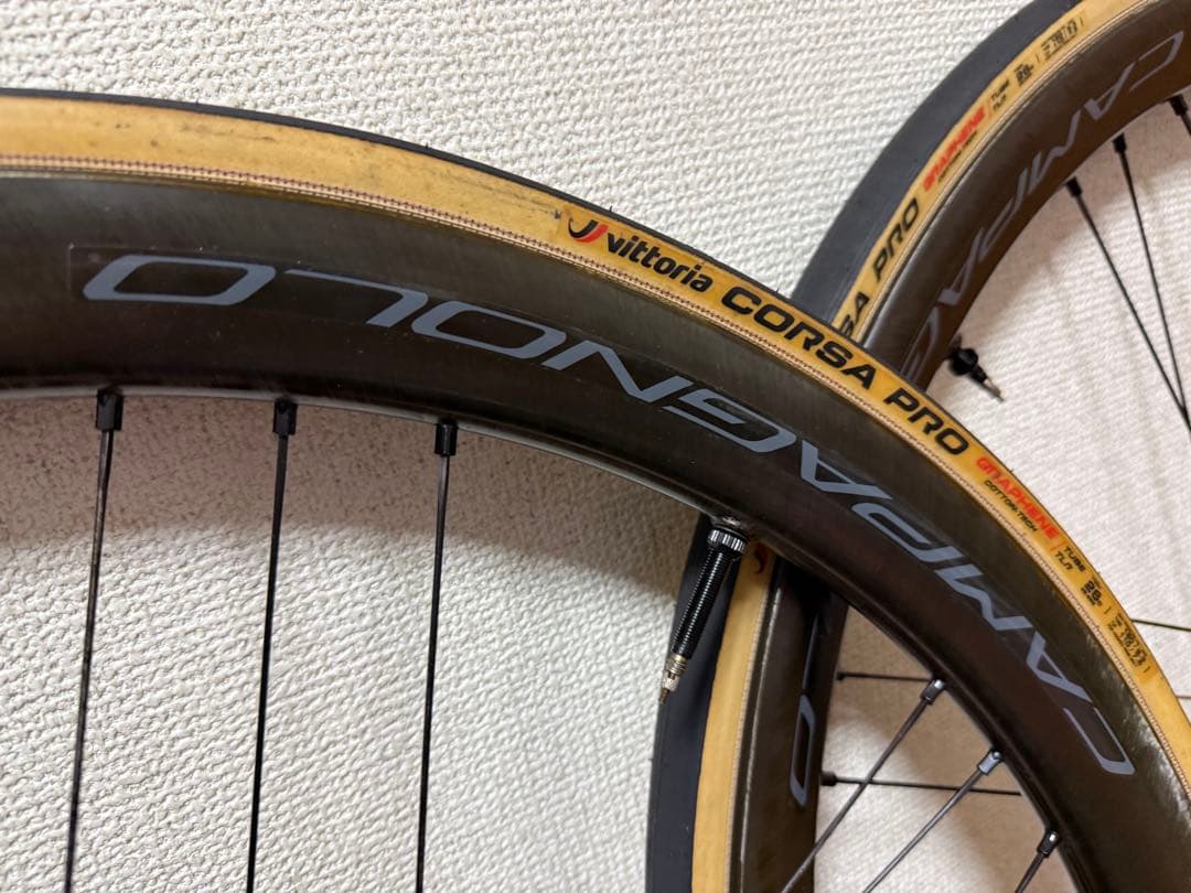 カンパニョーロ シャマル カーボン DB 2way クリンチャー 極美品