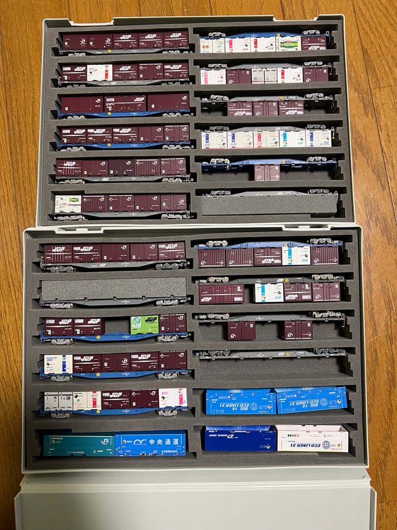 コキ104/106/107 20両+コンテナ(コンテナおまけ)