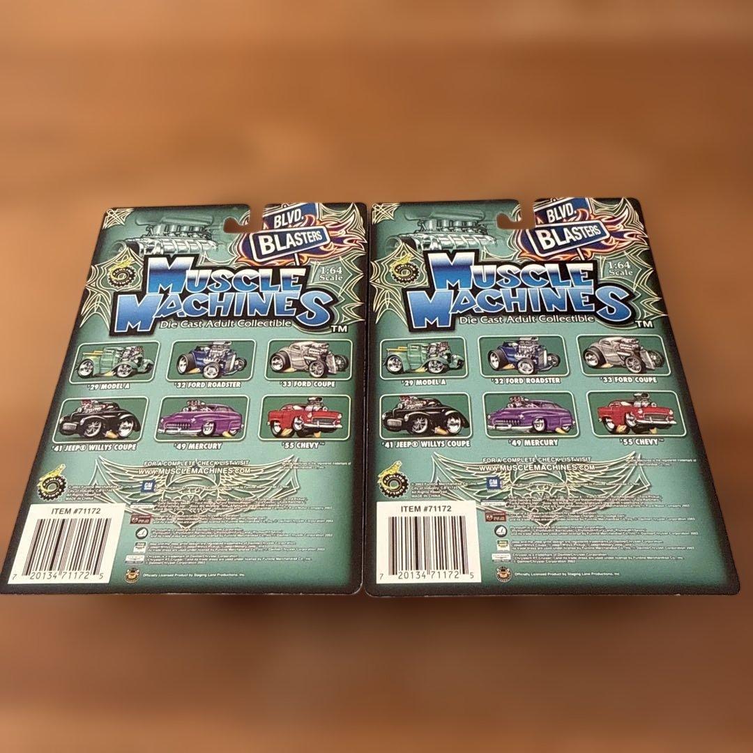 マッスルマシーン　29モデルA 49マーキュリー　2台