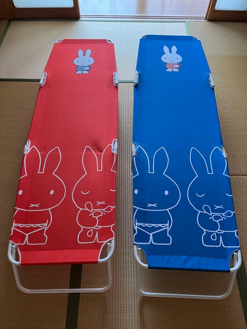 値下げ！折りたたみベッド　ボンボンベッド　サマーベッド　ミッフィー