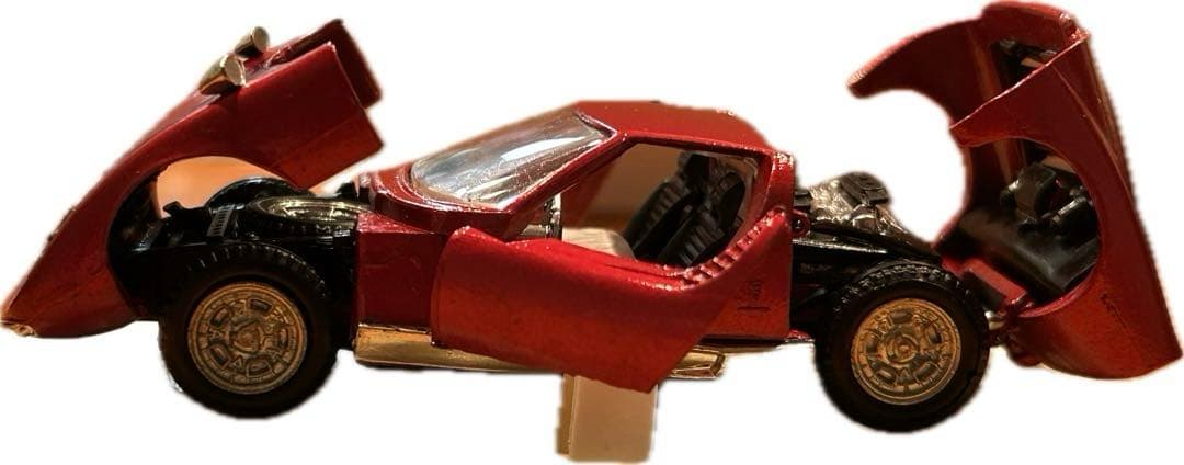 ミニカー スーパーカー ランボルギーニミウラ ポリトーイPOLITOYS レッド