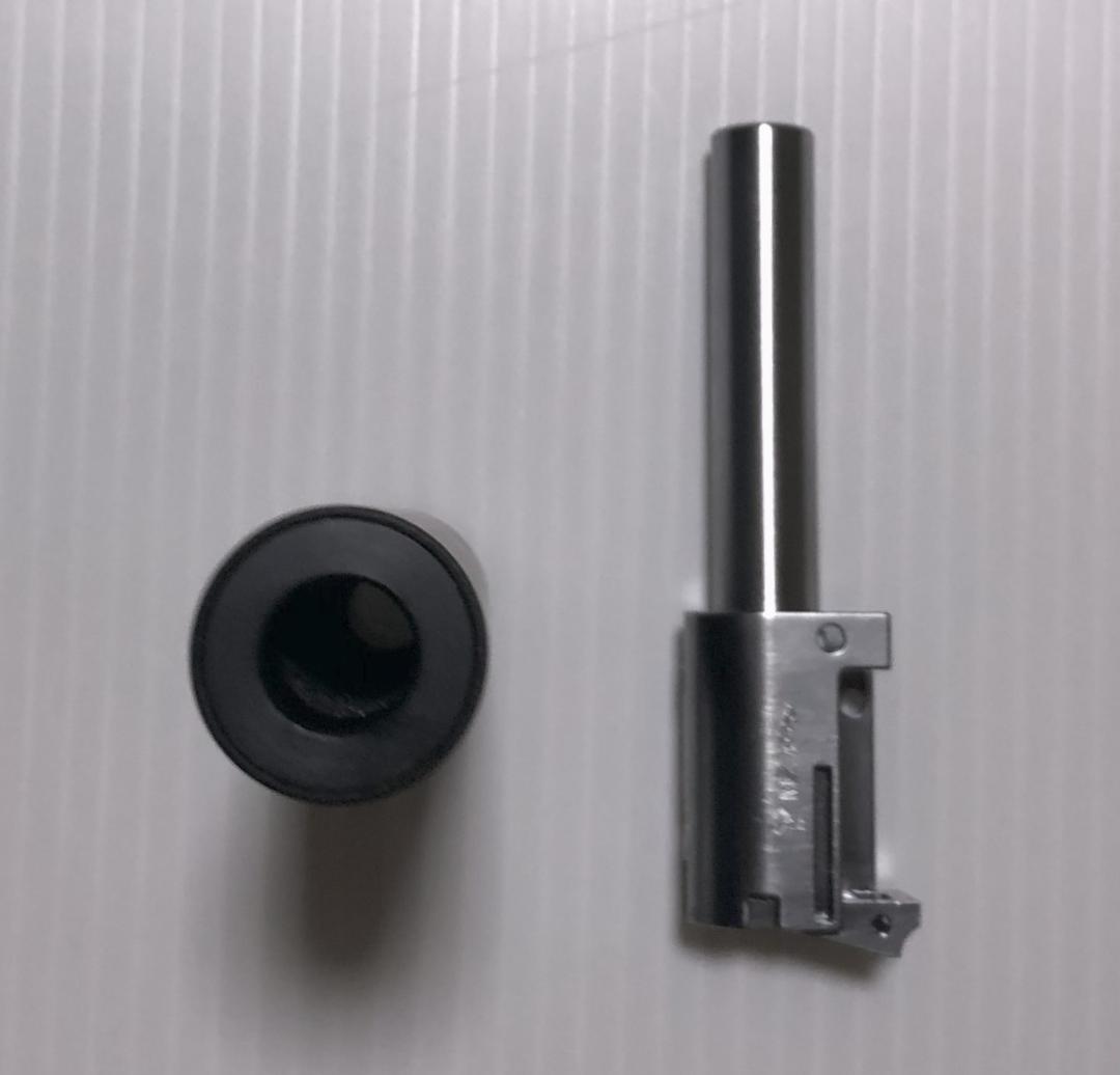 【未使用に近い】マルゼン　ワルサーPPK/s用サイレンサー可変ホップアップバレル