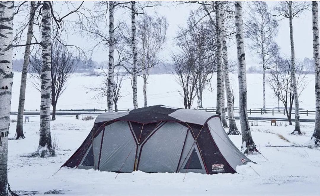 Coleman 4S WIDE 2-ROOM CURVE マット、クリアウォール