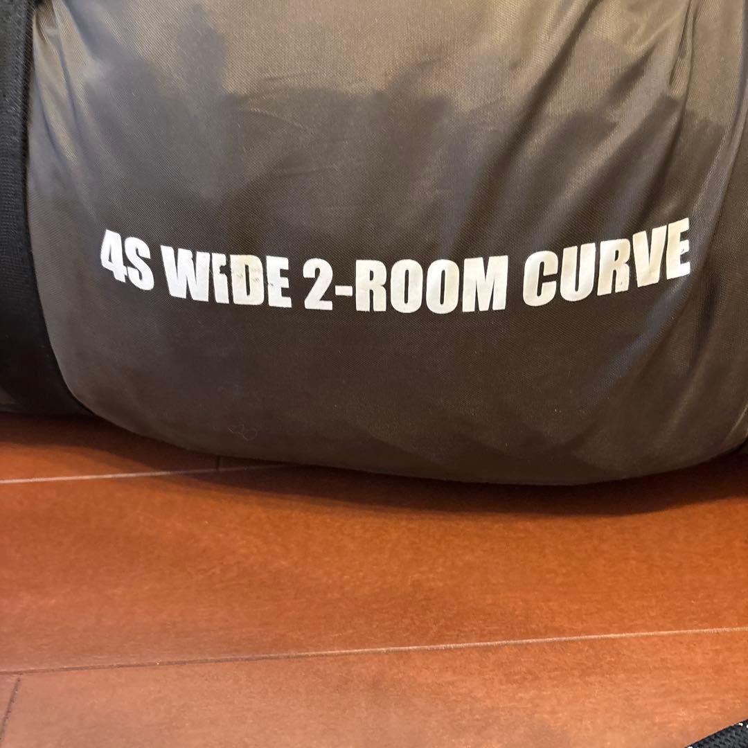 Coleman 4S WIDE 2-ROOM CURVE マット、クリアウォール