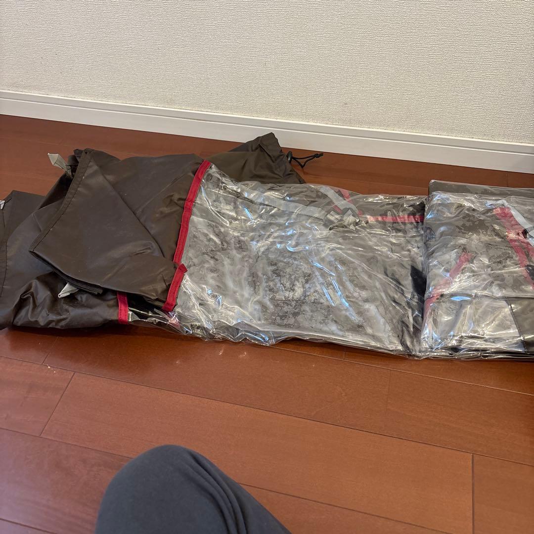 Coleman 4S WIDE 2-ROOM CURVE マット、クリアウォール