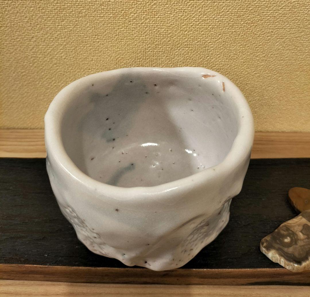 志野焼　抹茶茶碗