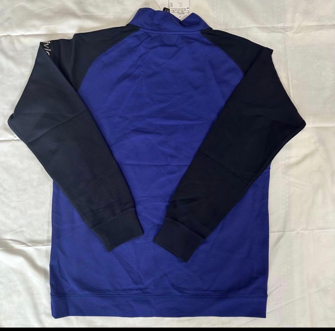 【ARCHIVO】ネイビー スウェット(トレーナー) モックネック