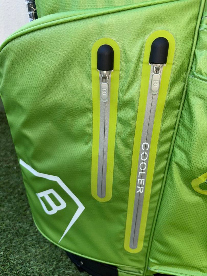 ベニントン　スタンドキャディバッグ　新品　ゴルフバッグ　ライム　グリーン