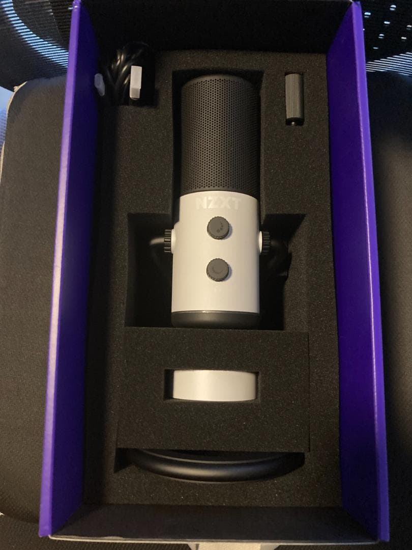 NZXT CAPSULE ホワイト USBマイク AP-WUMIC-W1