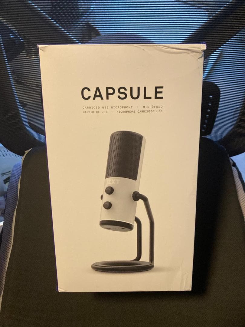 NZXT CAPSULE ホワイト USBマイク AP-WUMIC-W1