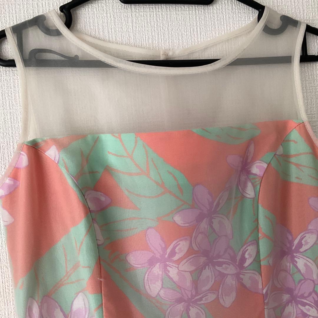 マウナロア　ノースリーブドレス　フラダンス