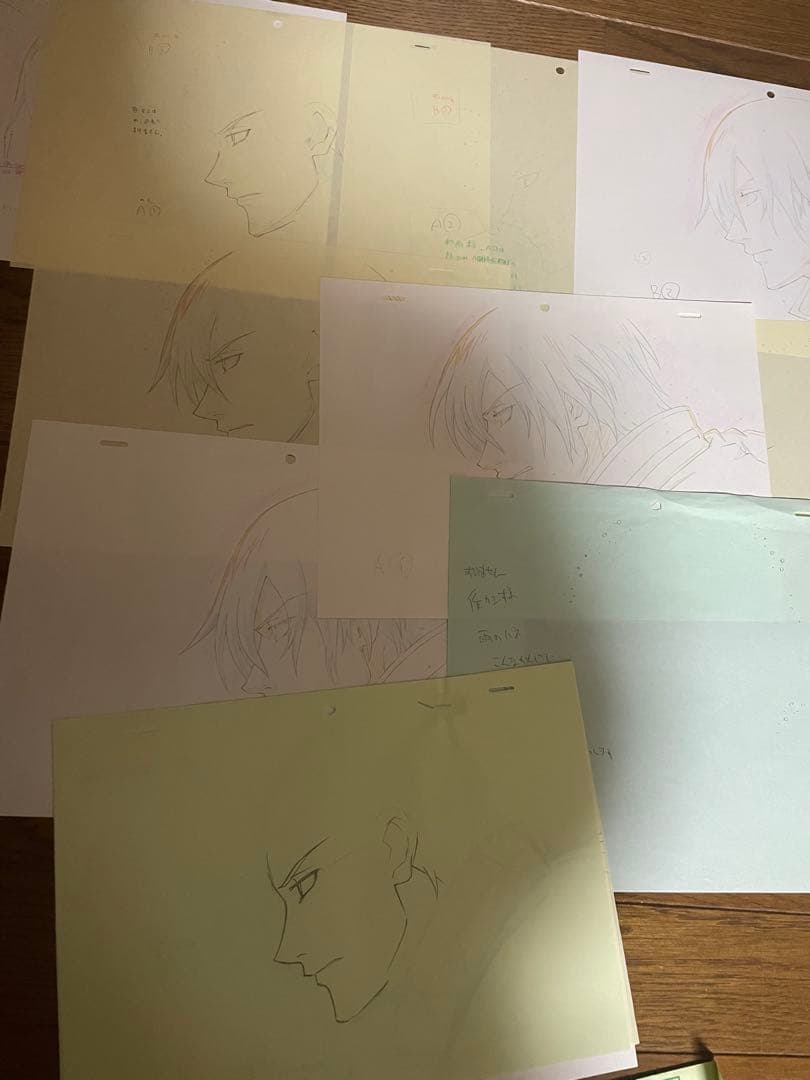 Darker than black 黒の契約者　セル画 横顔 32枚セット