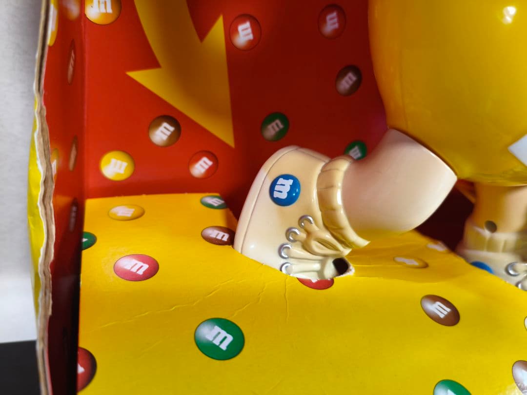m&m's ディスペンサー ヴィンテージ エムアンドエムズ イエロー