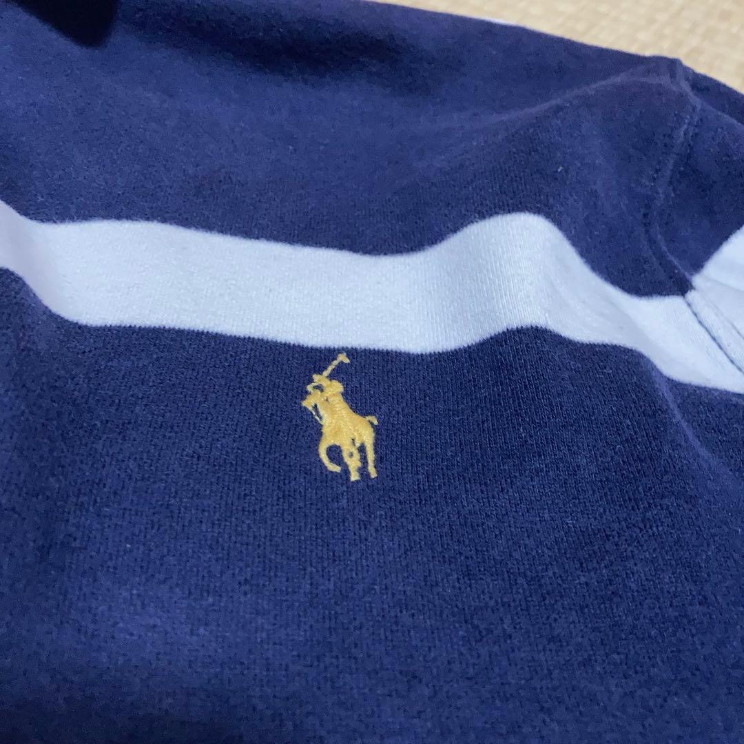 ポロバイラルフローレン　ラガーシャツ　常田大希着用　刺繍ロゴ　M