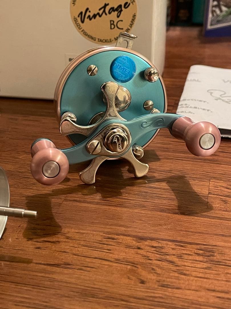 ヴィンテージ420SSS(五十鈴工業)、マイクロキャストスプール(アベイル)