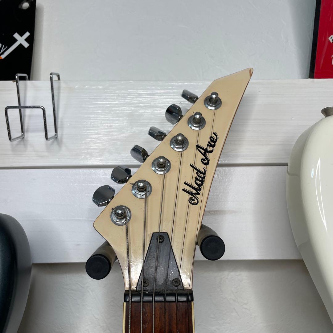 Mad Axe テレキャスター　エレキギター ホワイト TEJ