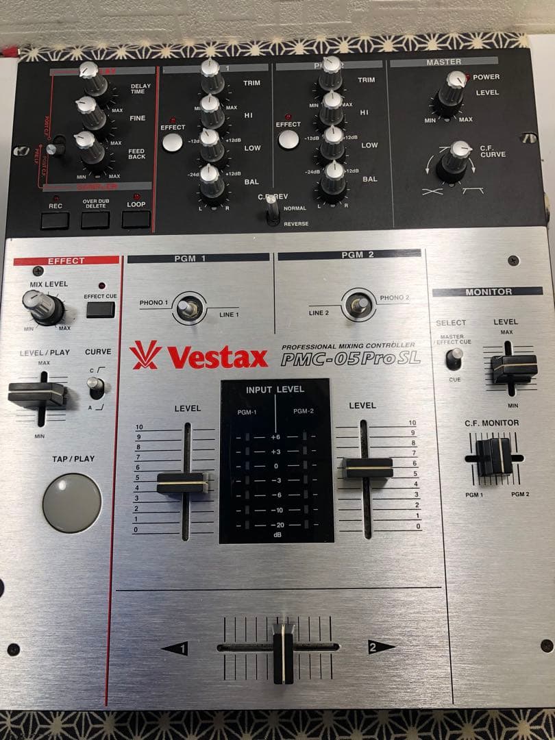 VESTAX PMC-05ProSL フェーダーメンテカットラグ　アダプタ付属