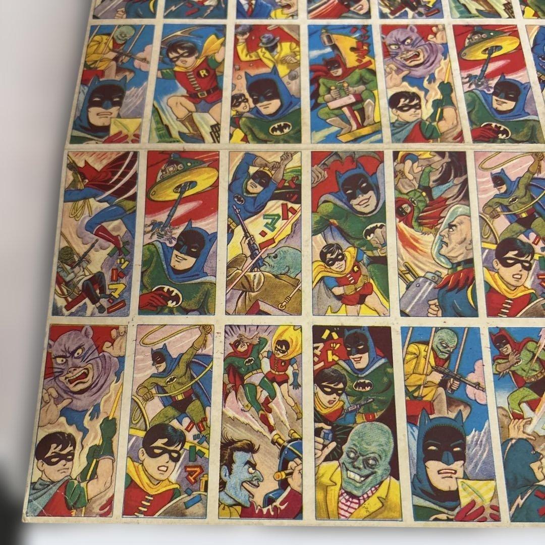 メンコ めんこ　バットマン　当時物　シート　未切断