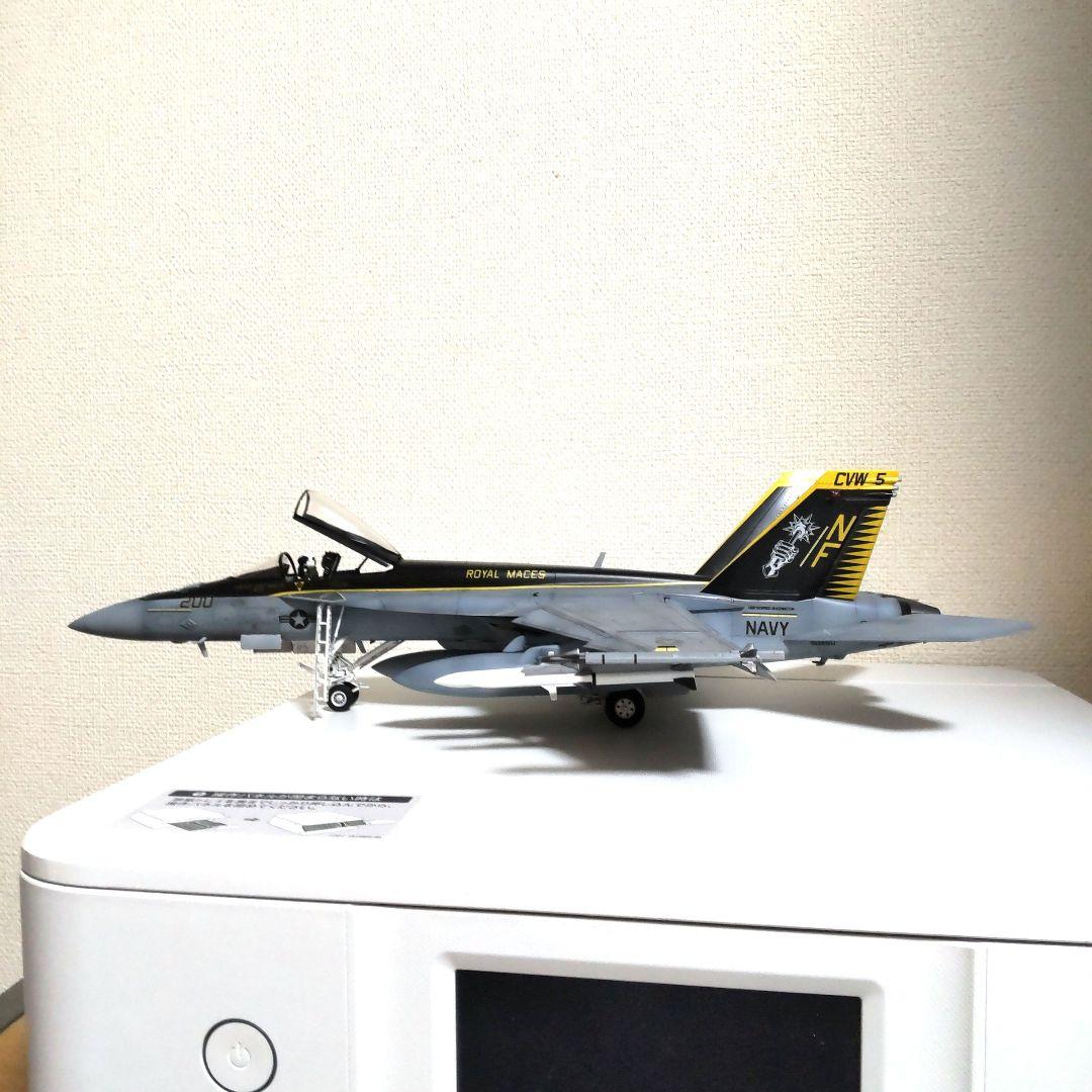 戦闘機プラモデル完成品1/48F-18スーパーホーネット
