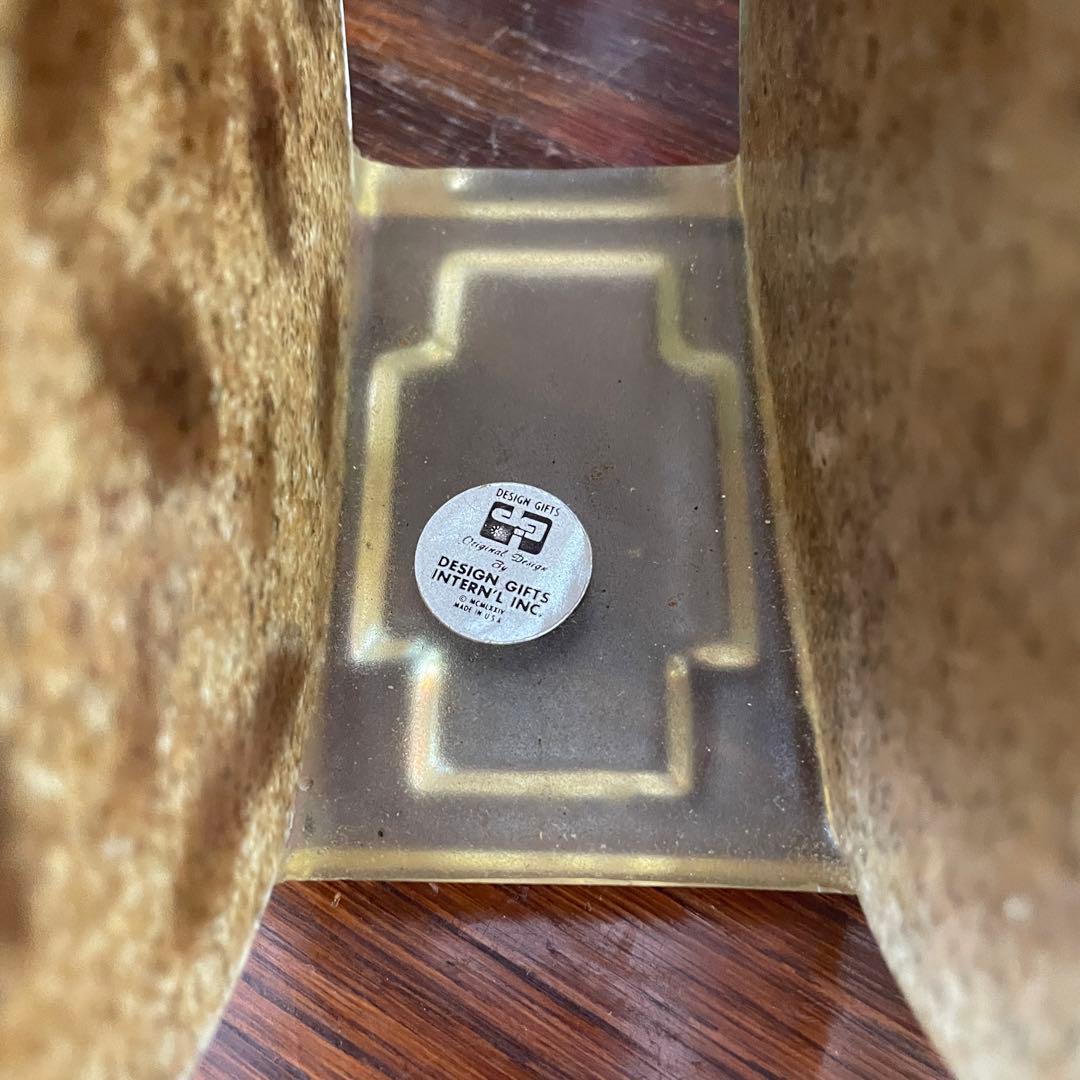 希少品！60s〜70sアメリカアンティーク　貝殻レターホルダUSA製ヴィンテージ