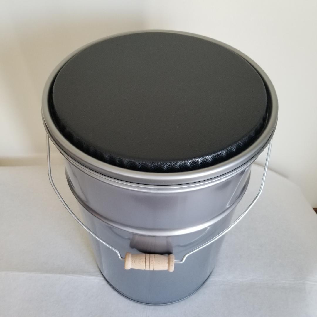 ペール缶・スツールクッション付・２５ℓ 【Ｌ】SIZE　2個セット