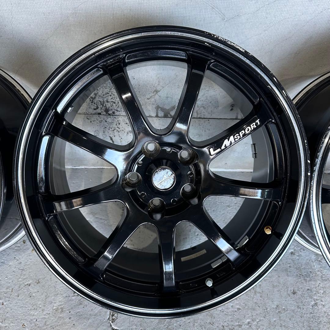 三菱 ランエボⅦ 装着 LM SPORT 18インチ　アルミホイール4本セット