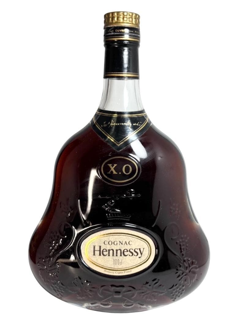 【YSL】ヘネシー XO コニャック クリアボトル 金キャップ