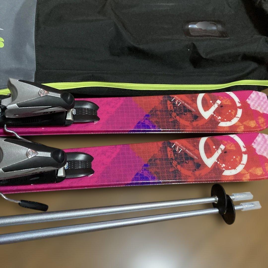スキー板　スキーポール　スキーケース