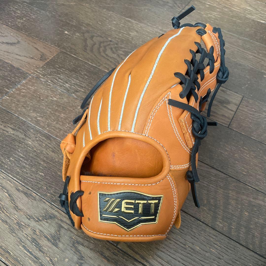 ZETT 軟式グローブ オレンジ
