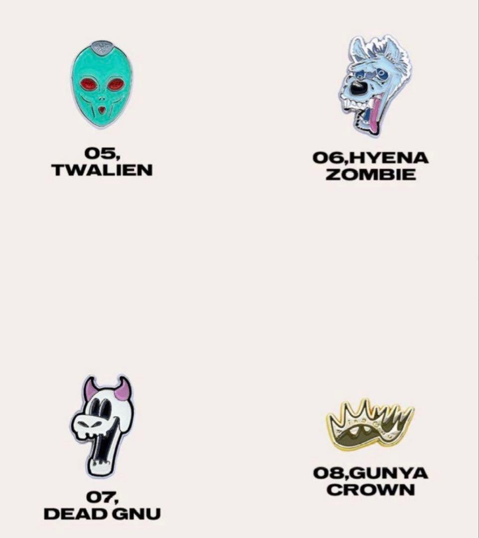 未開封☆ KING GNU RANDOM PINSピンズ CEN+RAL 全種