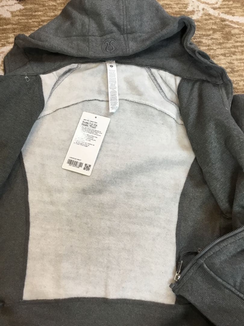 LULULEMON SCUBA 灰色　サイズM/L