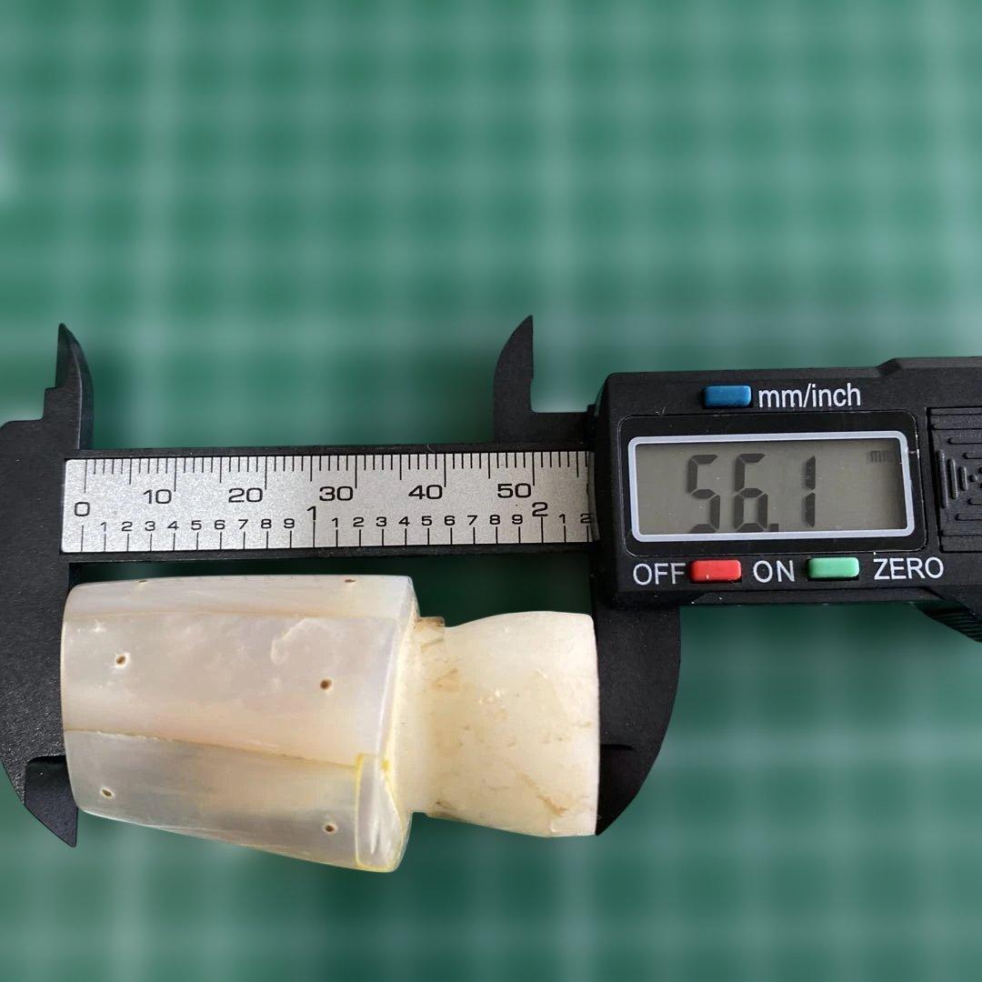 白蝶貝トローリングヘッド　6面張り合わせビス留め