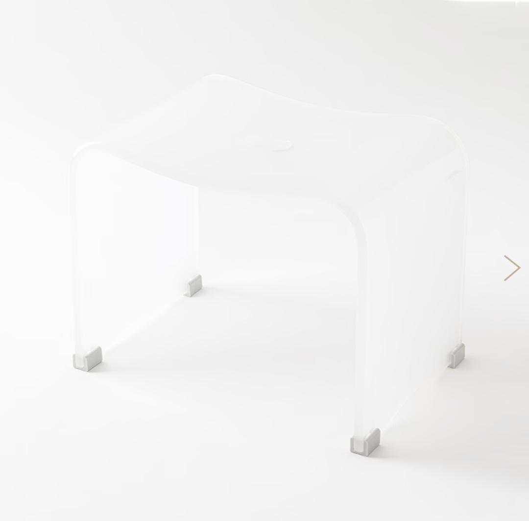 透明プラスチックバスチェア Smart2 WH if  東京インテリア