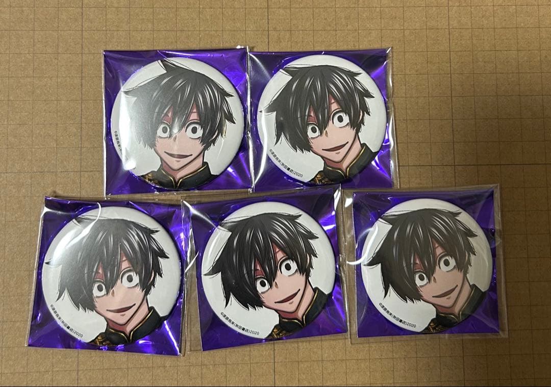 桃源暗鬼 秋田書店 アフターコミケ107 淀川真澄 缶バッジ 5個