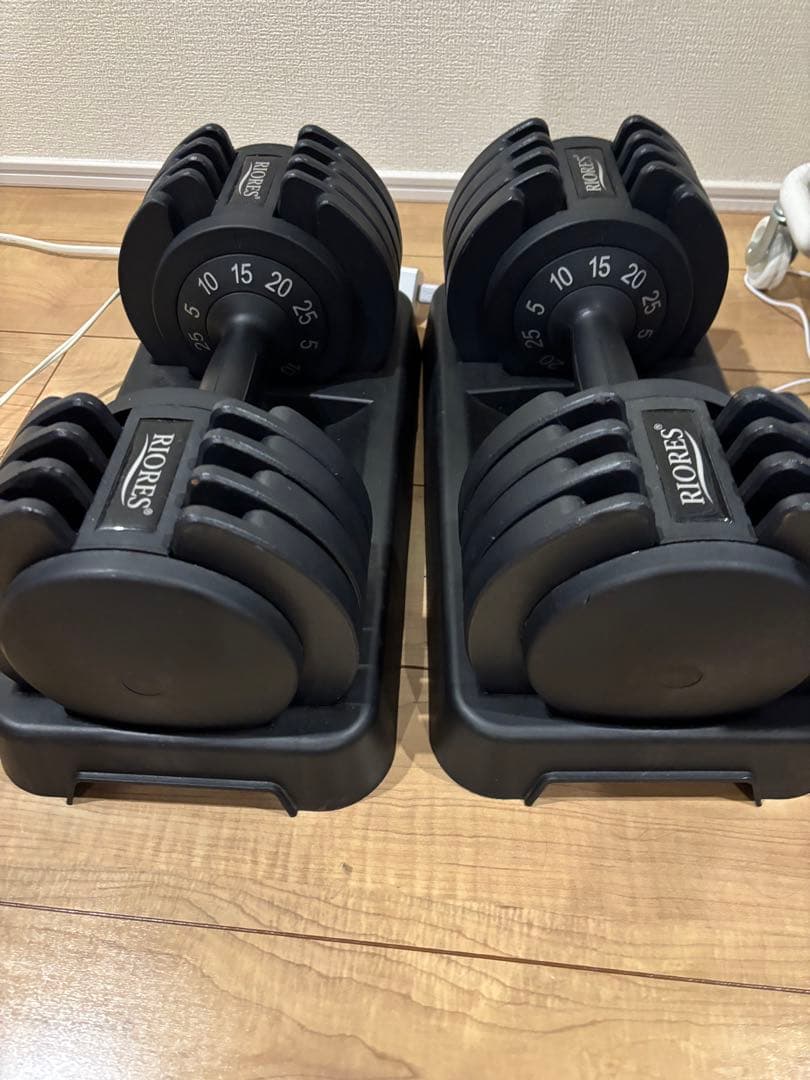 FLORES 可変式ダンベル 25kg 2個セット