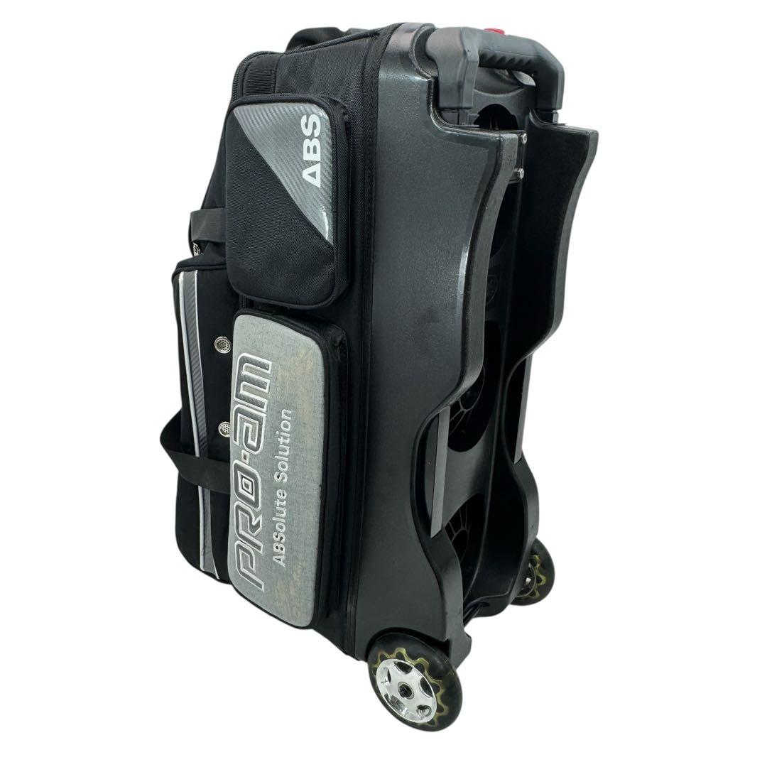 ABS PRO-am ボウリング バッグ キャリー 3個用 2Way ブラック