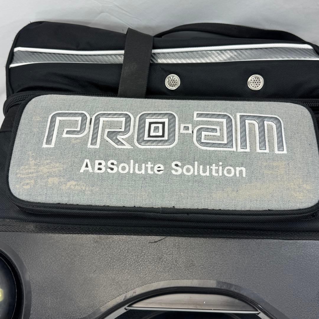 ABS PRO-am ボウリング バッグ キャリー 3個用 2Way ブラック