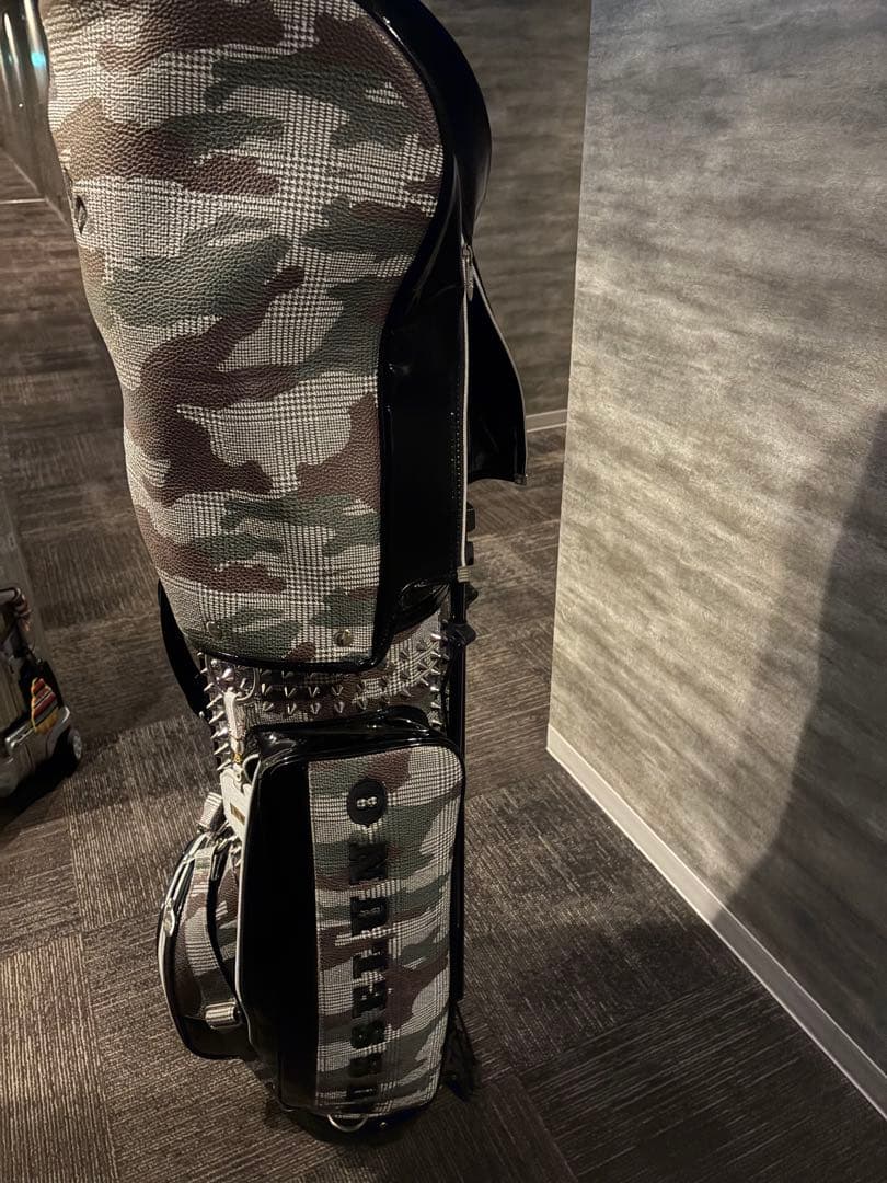 最終値下げRUSSELUNO 迷彩キャディバッグ