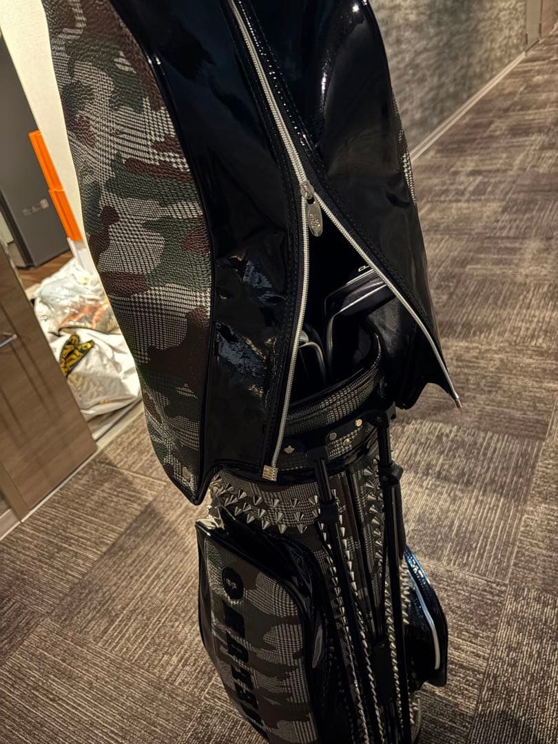 最終値下げRUSSELUNO 迷彩キャディバッグ