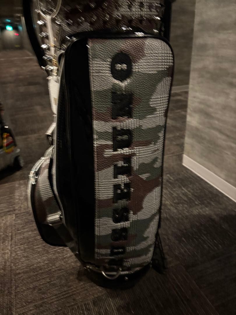 最終値下げRUSSELUNO 迷彩キャディバッグ