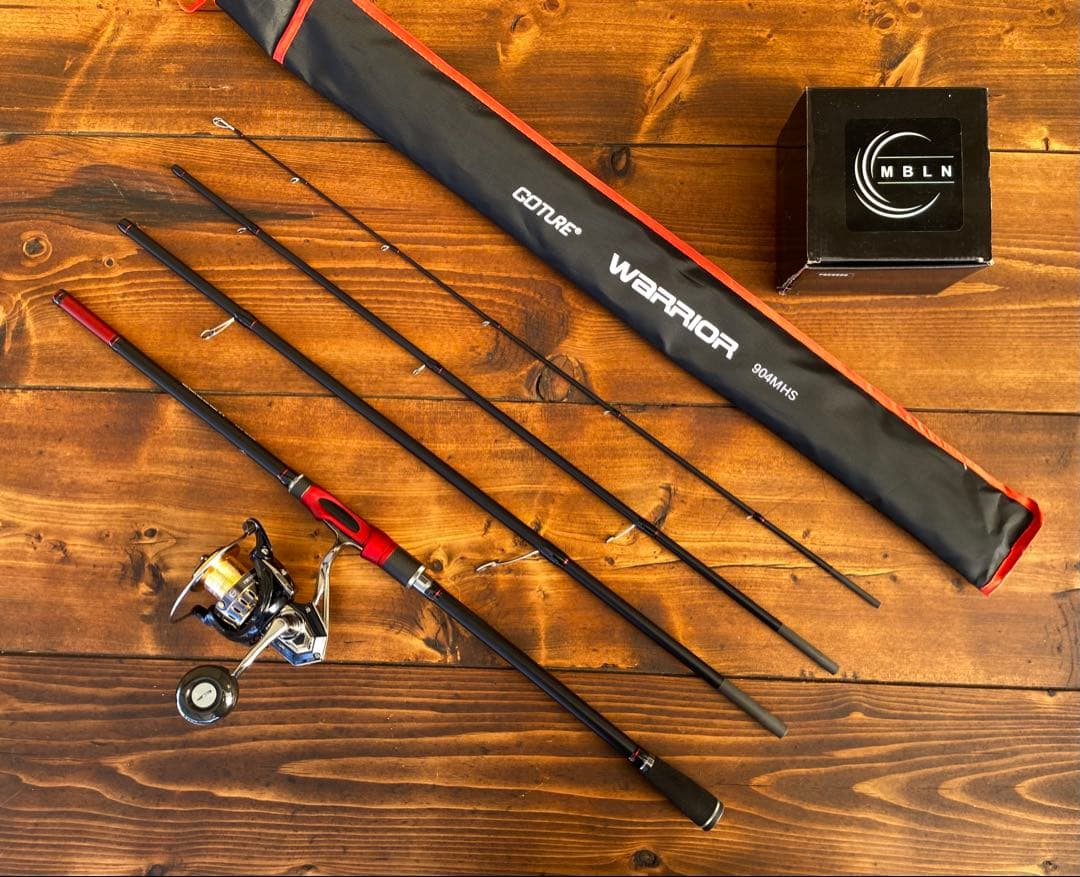 ショアジギングセット　9ft 青物　パックロッド　サーフ　ライトショアジギング