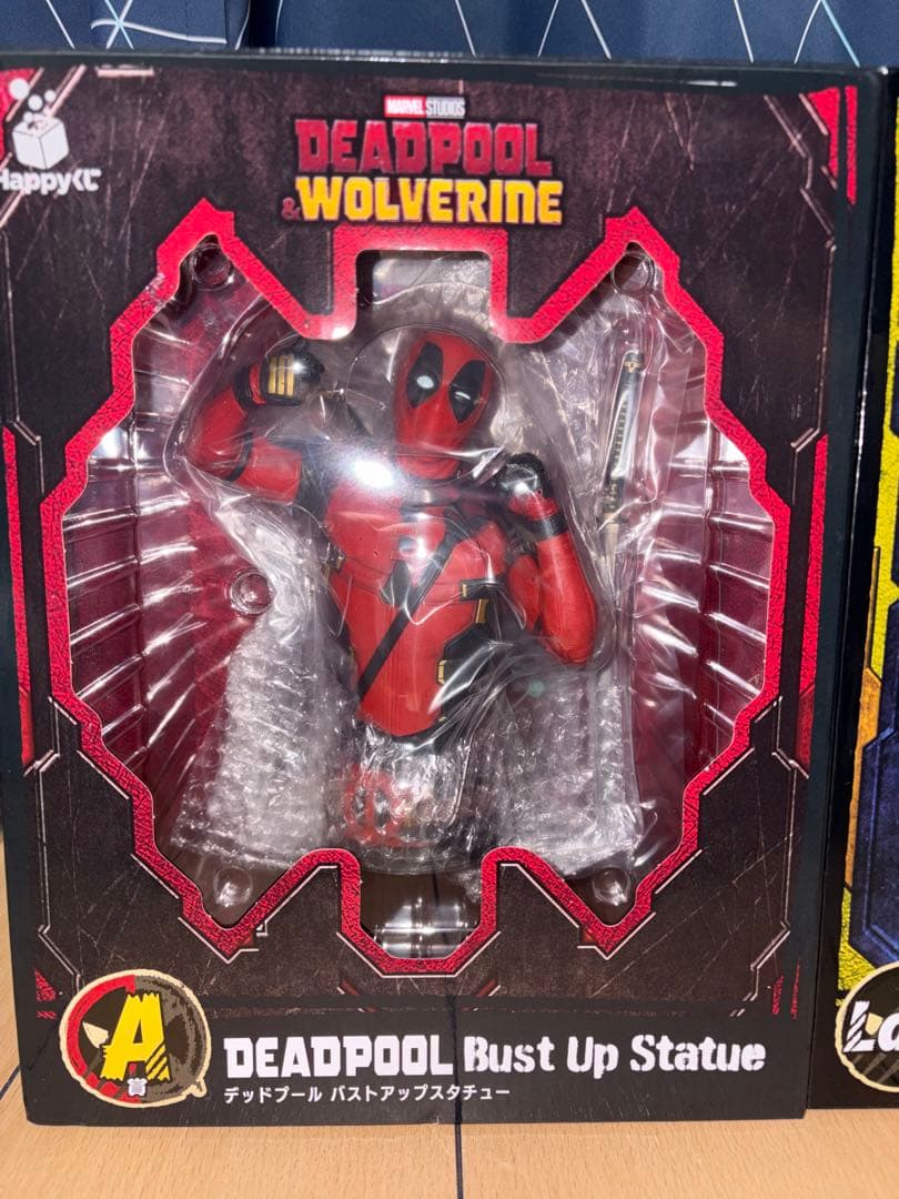 Happyくじ　デッドプール & ウルヴァリン バストアップスタチュー2種セット