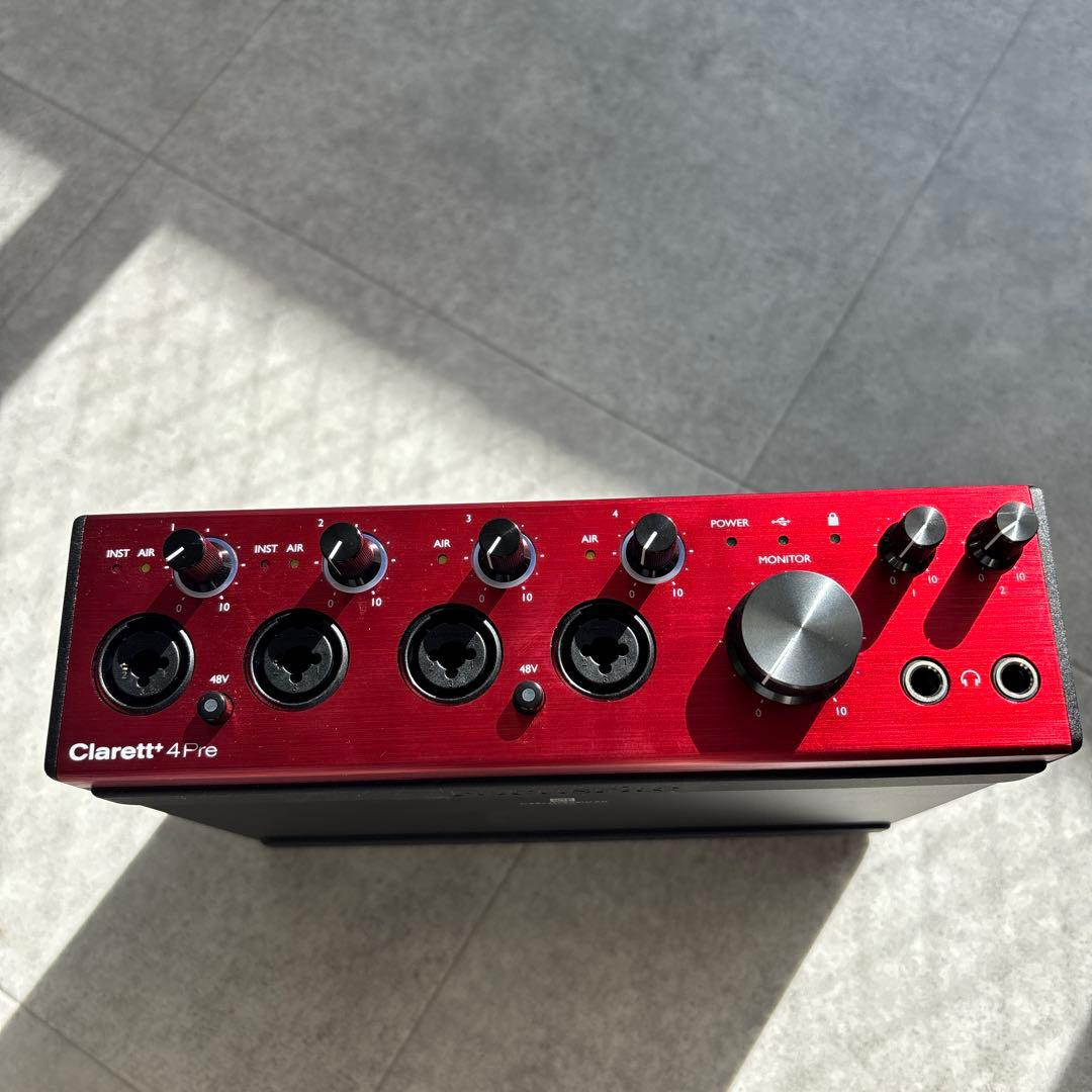 DTM・DAW Focusrite Clarett 4Pre