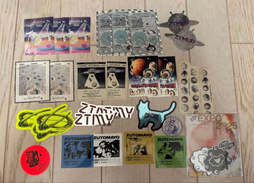 ずとまよグッズセット　ステッカー　チェキ　ご当地アイテム