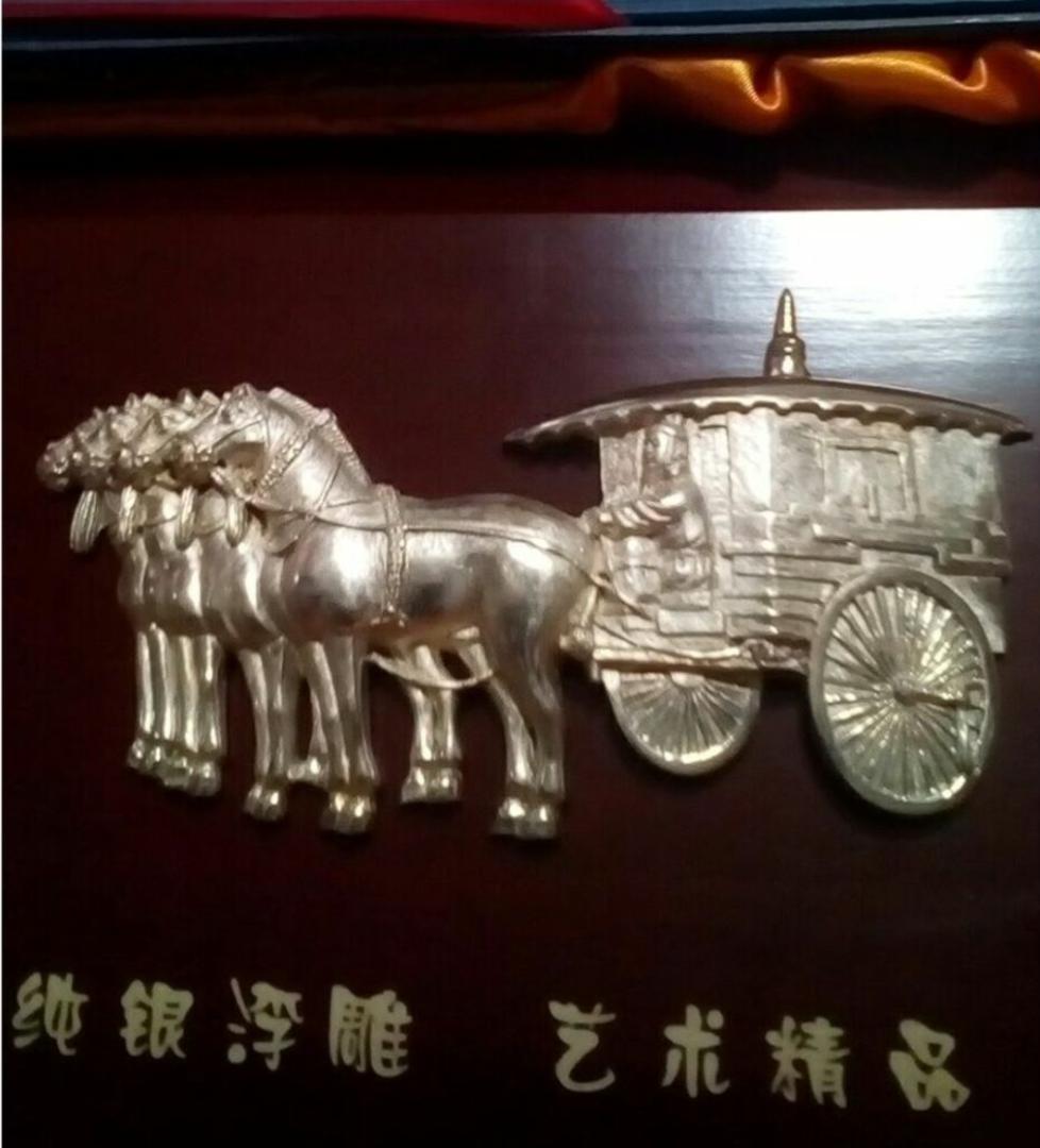 中国古玩純銀製飾り置物本物純銀と鑑定された激レア