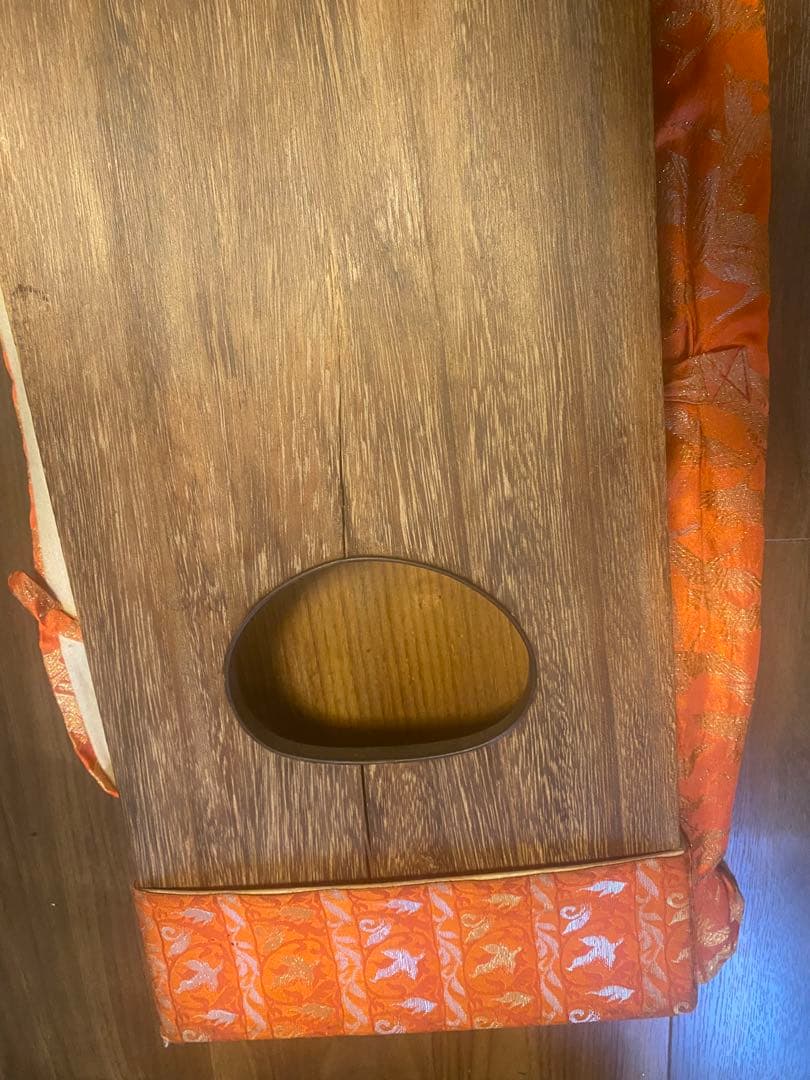 木製 琴13ゲン　オレンジケース付き