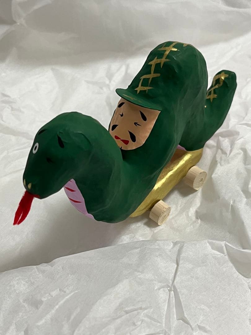 寿印 スケボーだるま CIBONE スケボー達磨 へび 蛇 ソフビ フィギュア