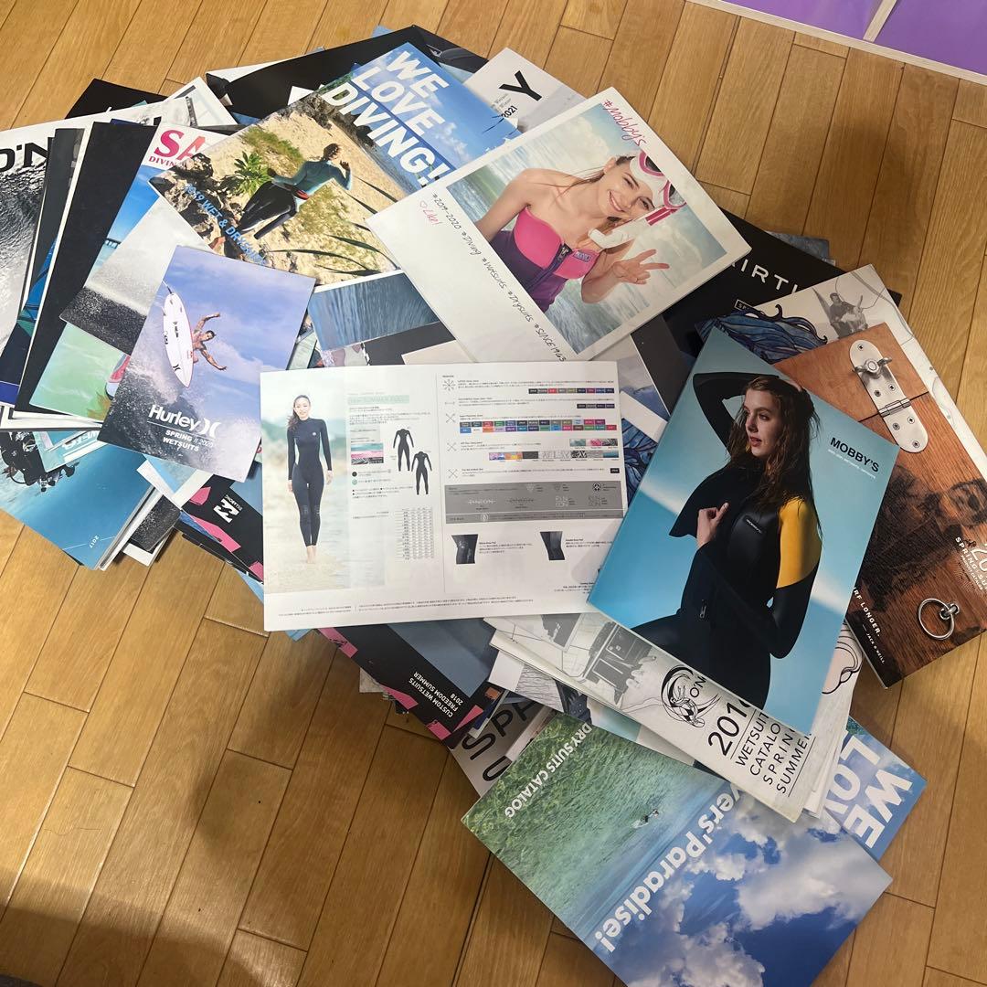 ダイビング　サーフィン　ウェットスーツ、カタログ、大量出品